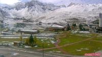 Tignes: A panoramic view of the − ski area