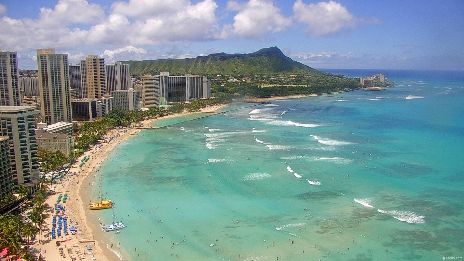 Waikiki Beach live webcam Hawaii