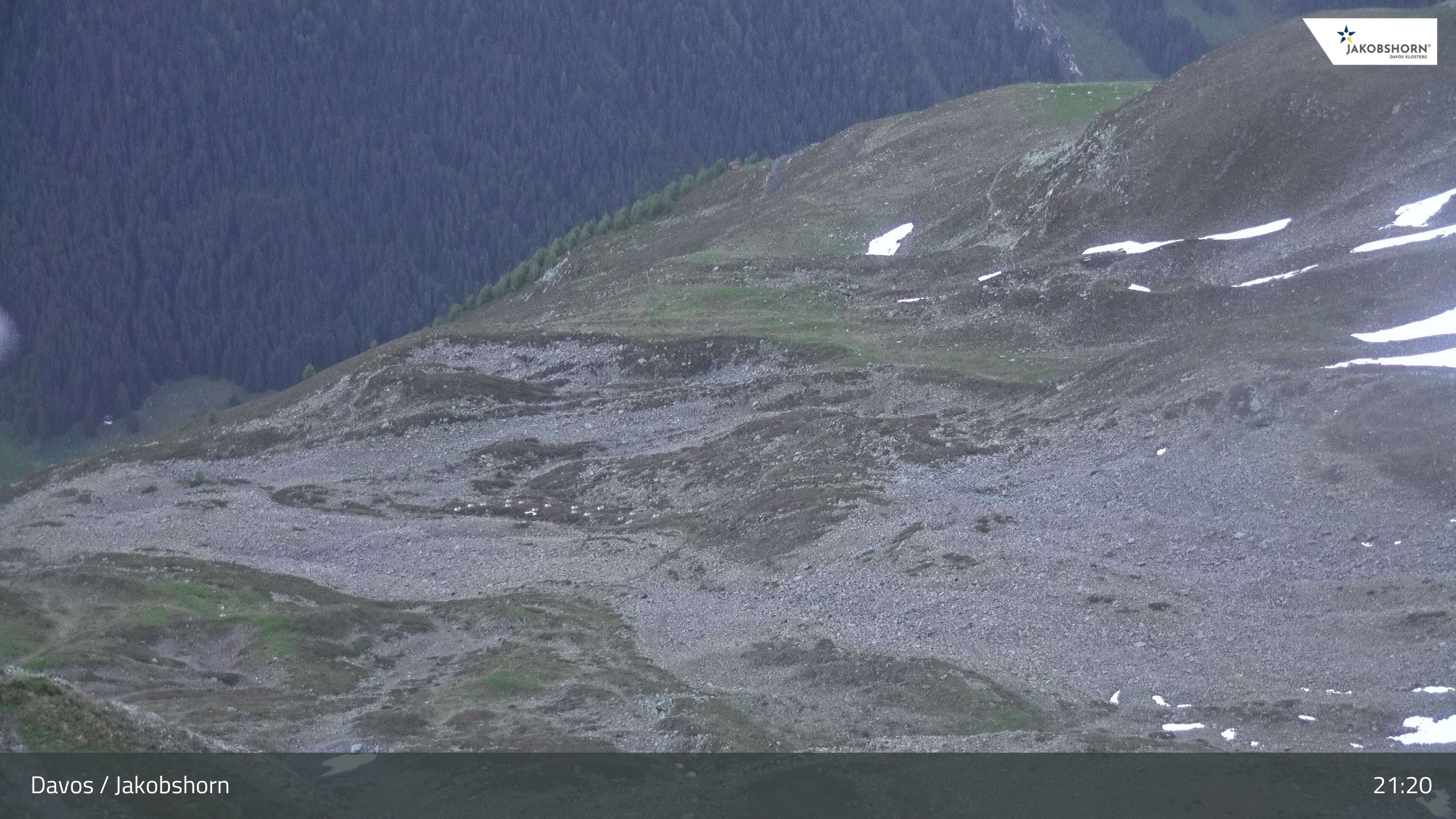 Davos: Platz - Jakobshorn, Blick Teufi