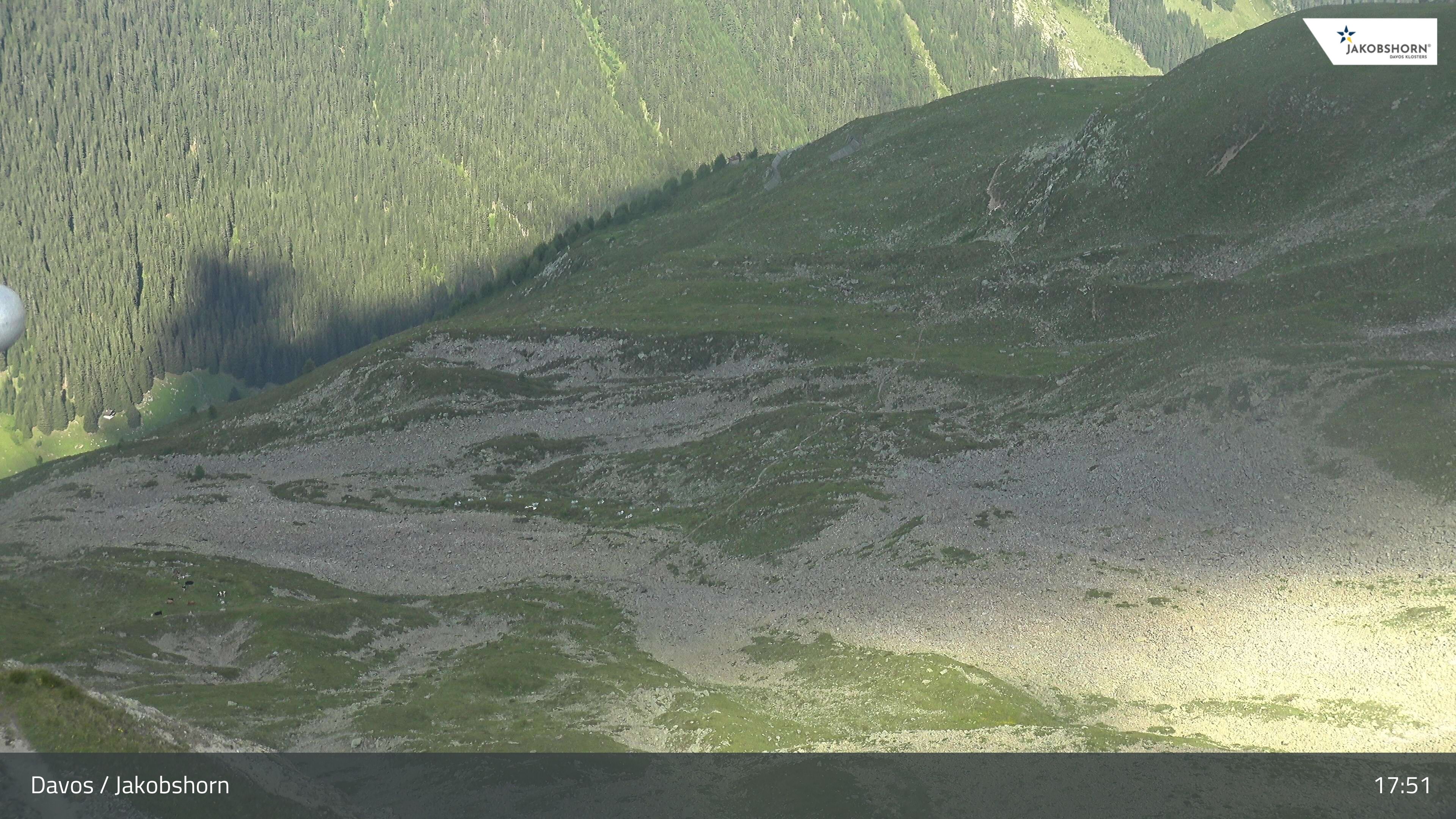 Davos: Platz - Jakobshorn, Blick Teufi