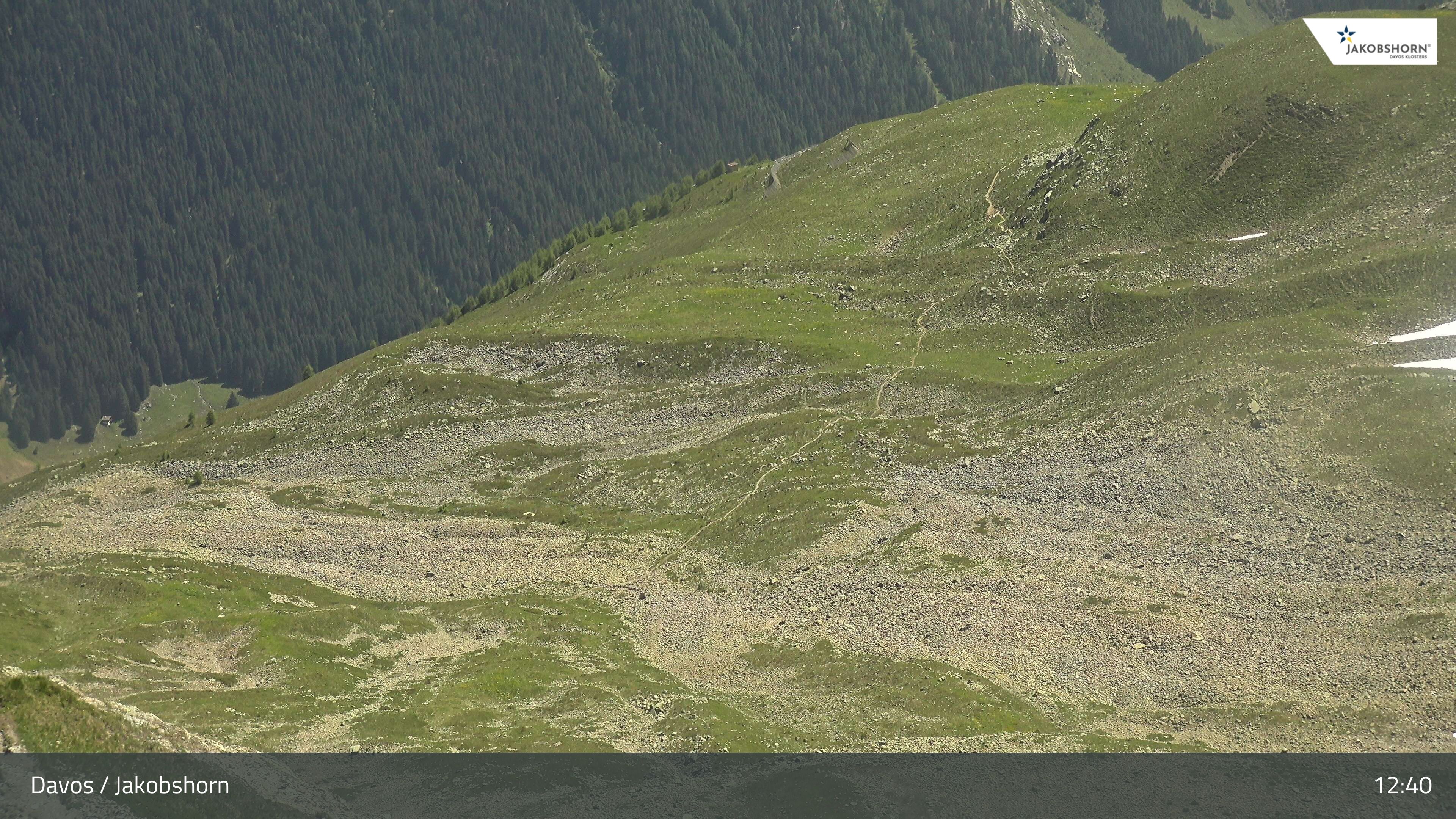Davos: Platz - Jakobshorn, Blick Teufi