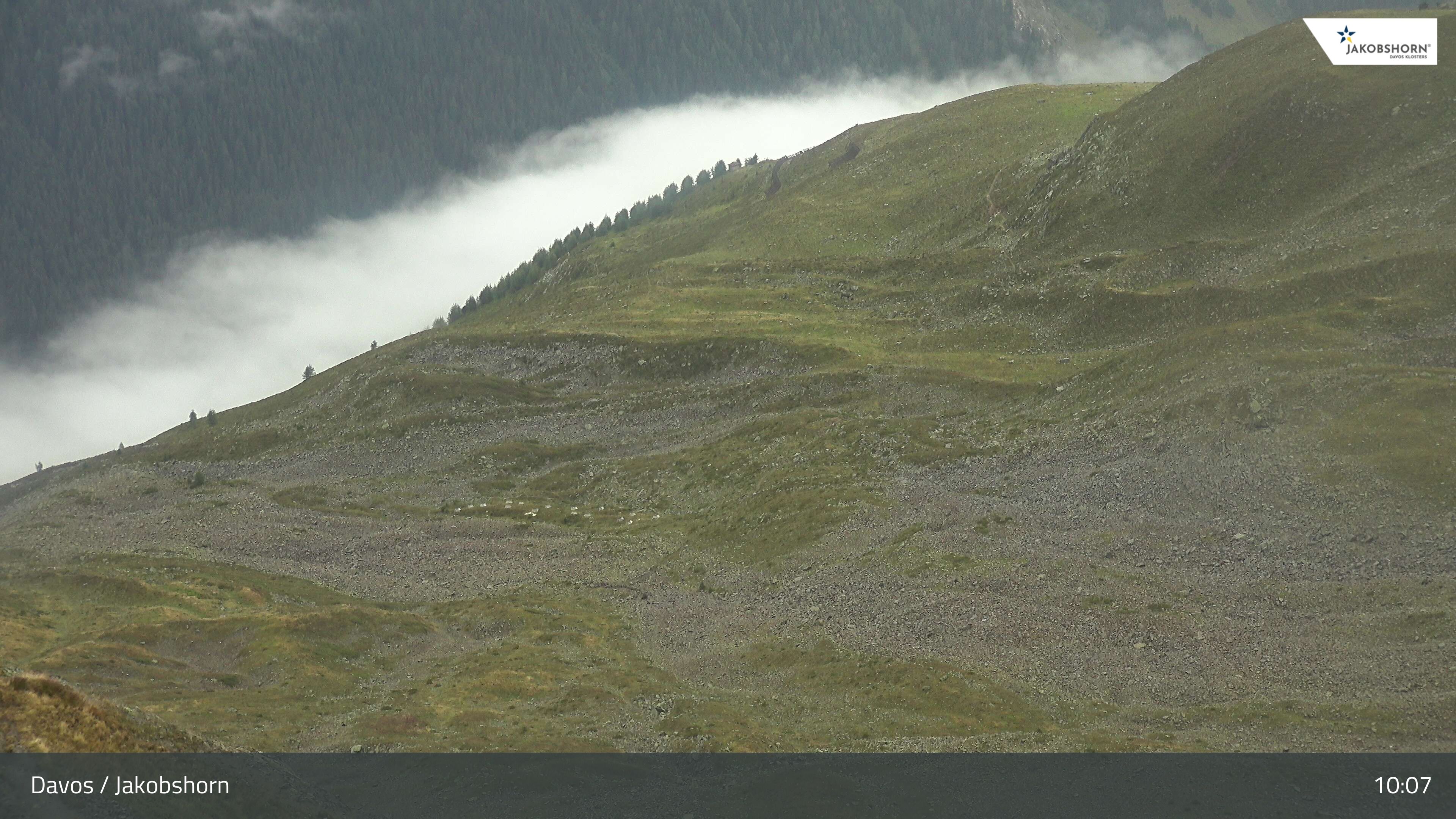 Davos: Platz - Jakobshorn, Blick Teufi