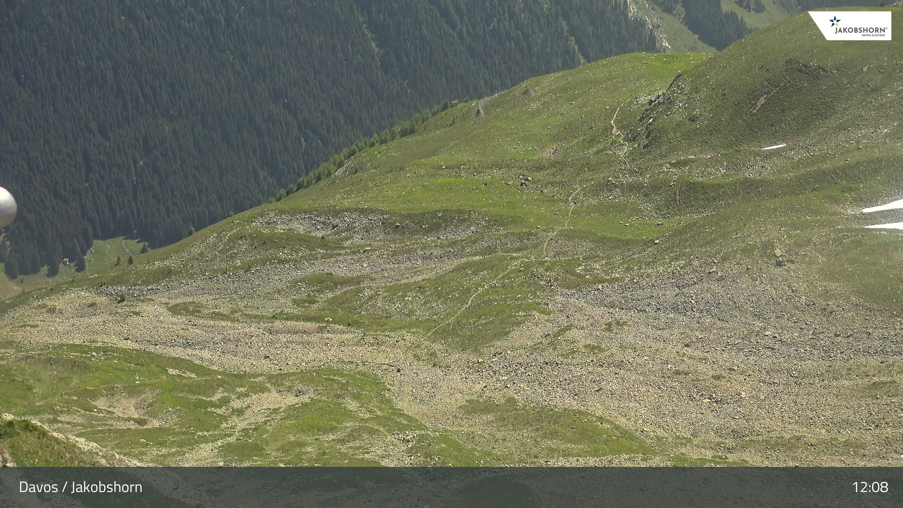 Davos: Platz - Jakobshorn, Blick Teufi