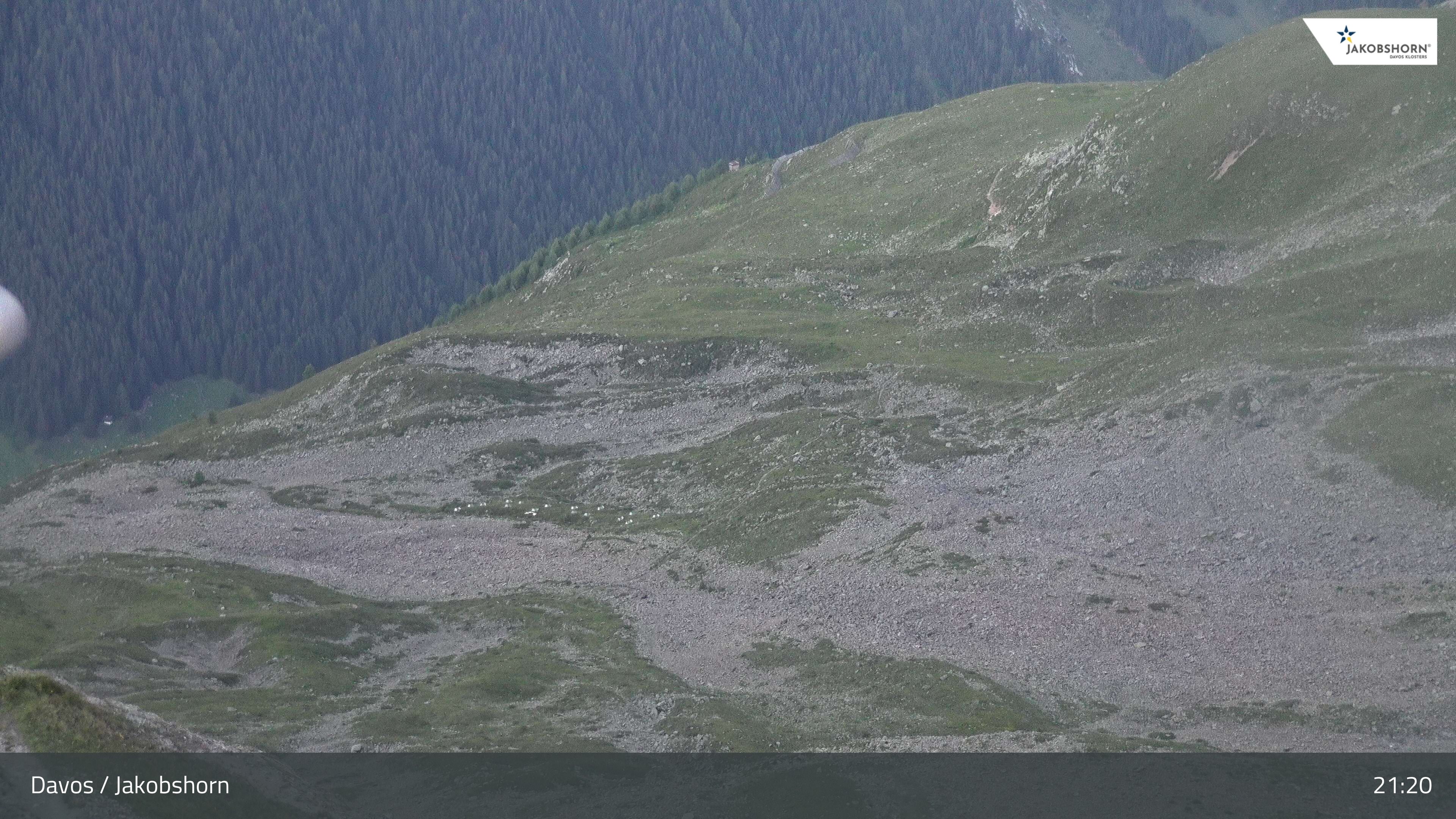 Davos: Platz - Jakobshorn, Blick Teufi