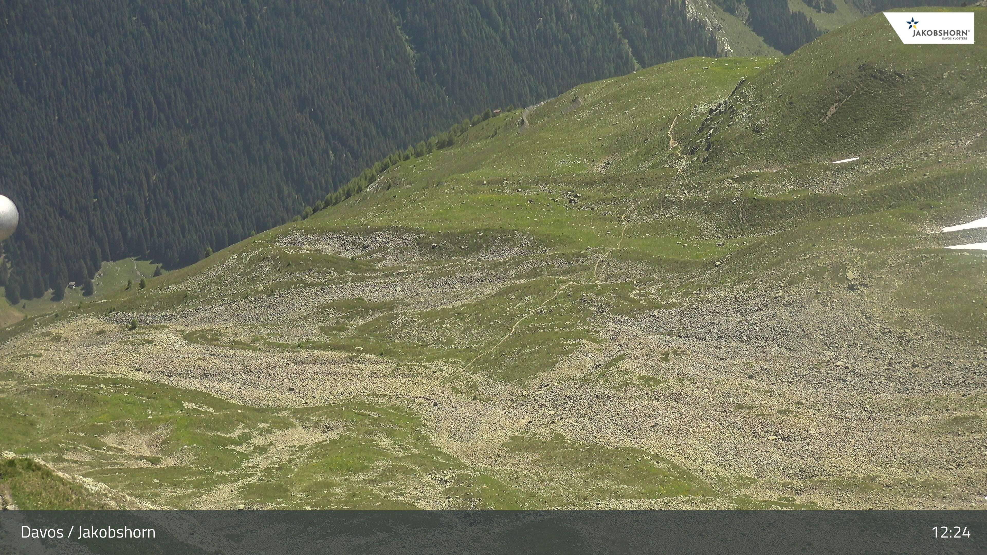 Davos: Platz - Jakobshorn, Blick Teufi