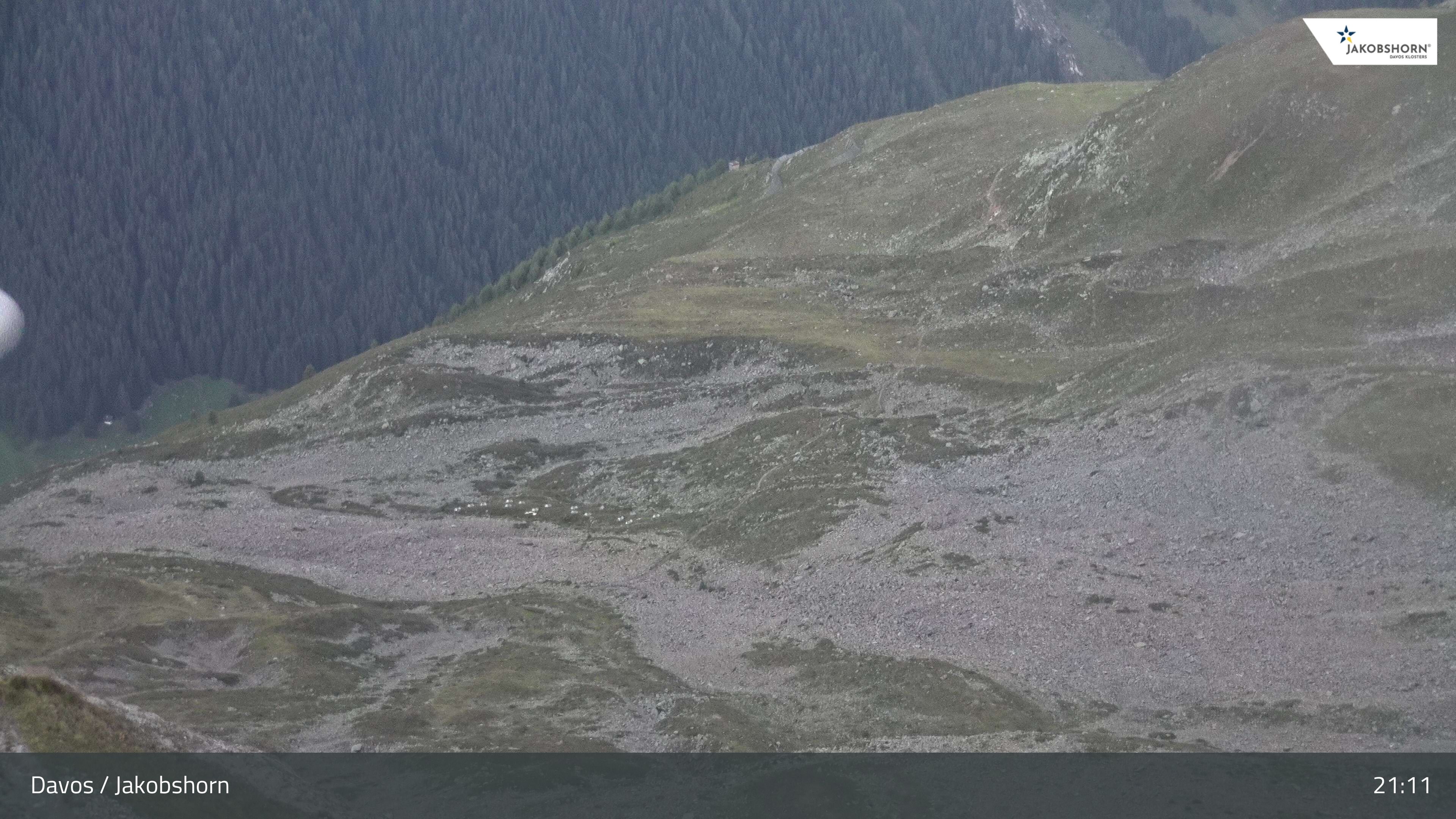 Davos: Platz - Jakobshorn, Blick Teufi
