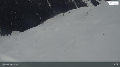 Davos: Platz - Jakobshorn, Blick Teufi