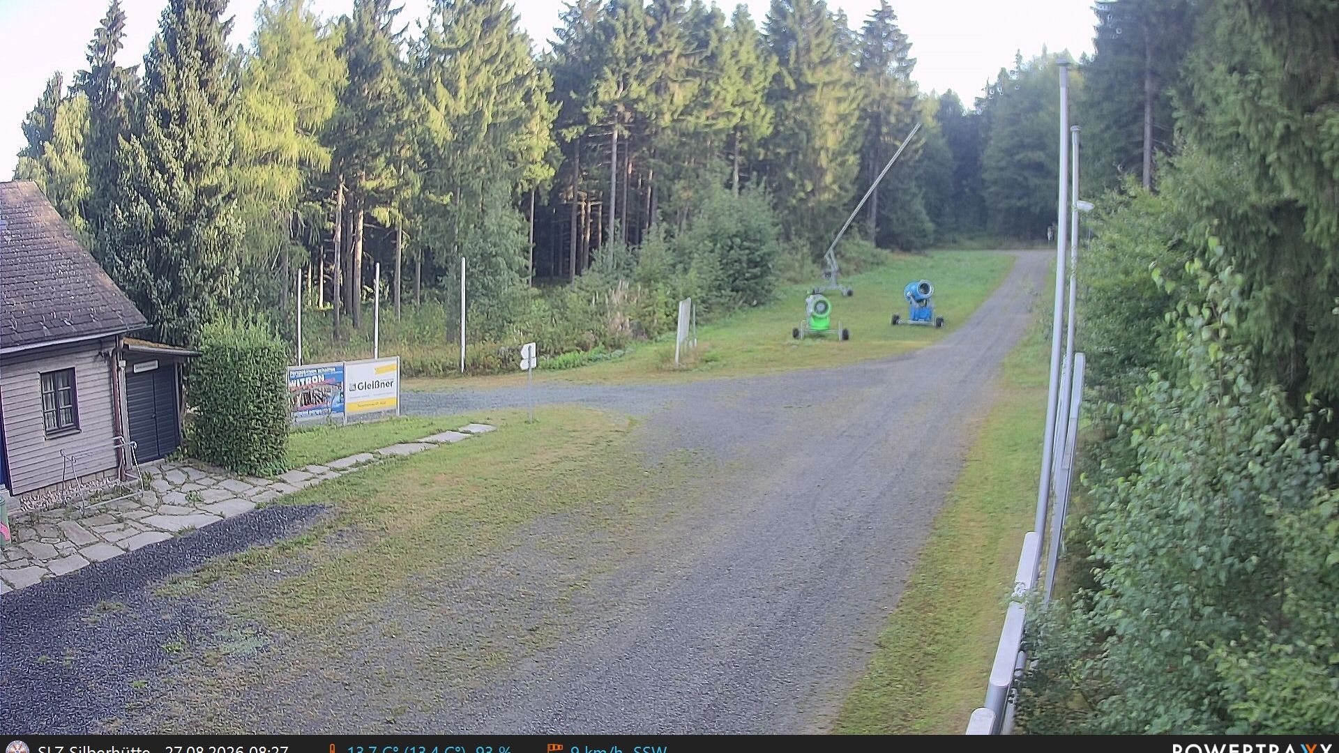 Traffic Cam Barnau › North-East: Silberhütte - Funktionsgebäude Langlaufzentrum