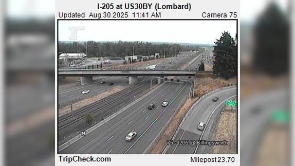 Traffic Cam Portland: I- at Killingsworth