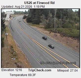 Traffic Cam Estacada: US26 at Firwood Rd