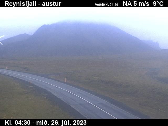 Traffic Cam Kirkjubaejarklaustur: Reynisfjall