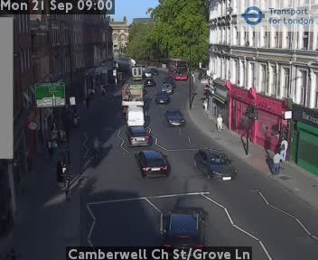 Traffic Cam London: Camberwell Ch St/Grove Ln