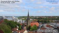 Osterby: Flensburg - Blick nach Norden - Overdag