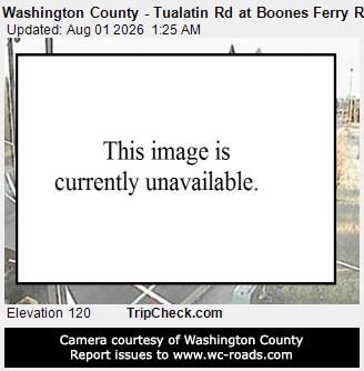 Traffic Cam Tualatin: Washington County - Rd at Boones Ferry Rd