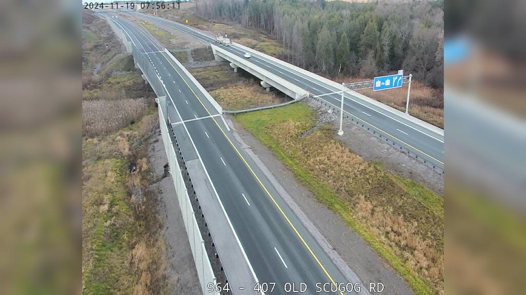 Clarington Highway 407 near Old Scugog Rd Landscape cam Canada