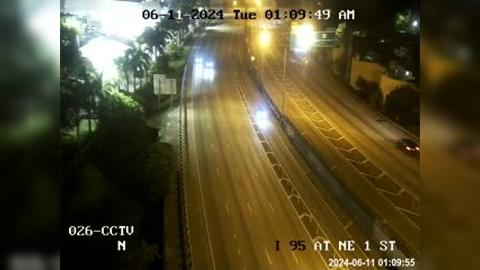 Traffic Cam Norland: I-95 at Northeast 2nd Avenue