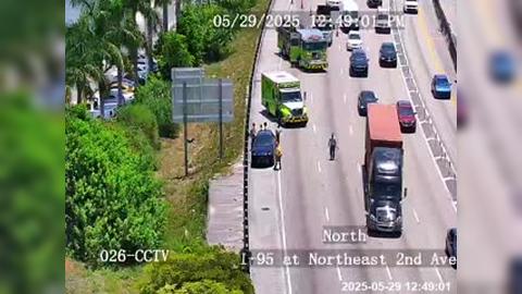 Traffic Cam Norland: I-95 at Northeast 2nd Avenue