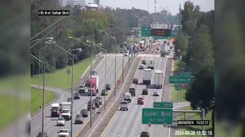 Traffic Cam Norwood: I-95 N of Golfair Blvd