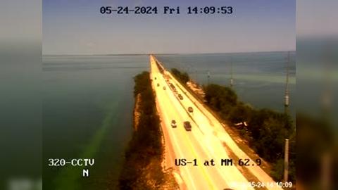 Traffic Cam Conch Key: US-1 at Mile Marker 62.9