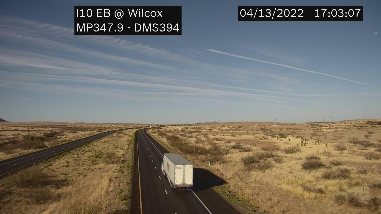 Traffic Cam Willcox › East: I-10 EB 347.90