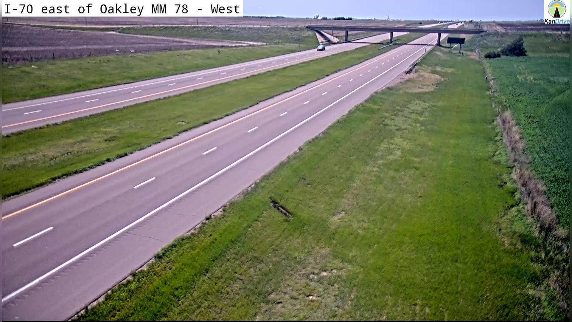 Traffic Cam Oakley: I-70 east of - MM