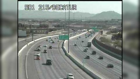 Traffic Cam Enterprise: I-215 WB E of Decatur