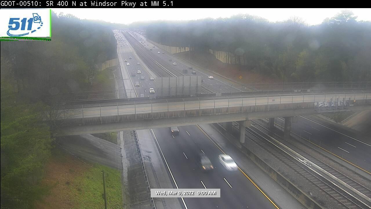 Traffic Cam Sandy Springs: GDOT-CAM-