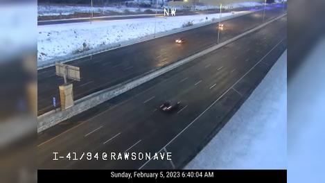 Traffic Cam Wilson: I-41/94 at Rawson Ave