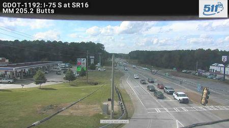 Traffic Cam Jenkinsburg: GDOT-CAM-I-75-205--1