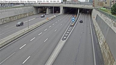 Traffic Cam Stampen: Gullbergstunneln Östra mynning