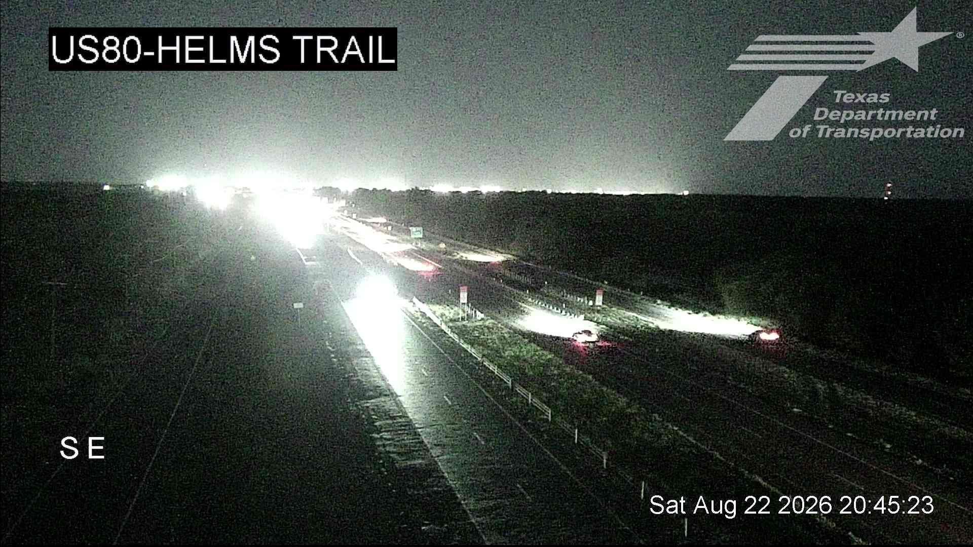Traffic Cam Lawrence › East: US 80 @ Helms Trail