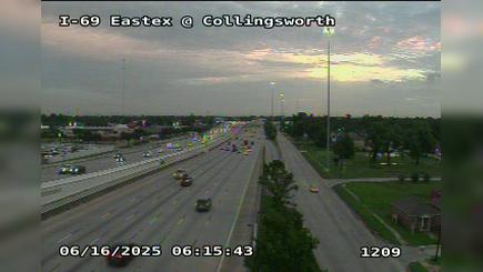 Traffic Cam Houston › South: I-69 Eastex @ Collingsworth