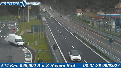 Preview delle webcam di Sestri Levante: A12 Km. 048,900 A.d.S Riviera Sud