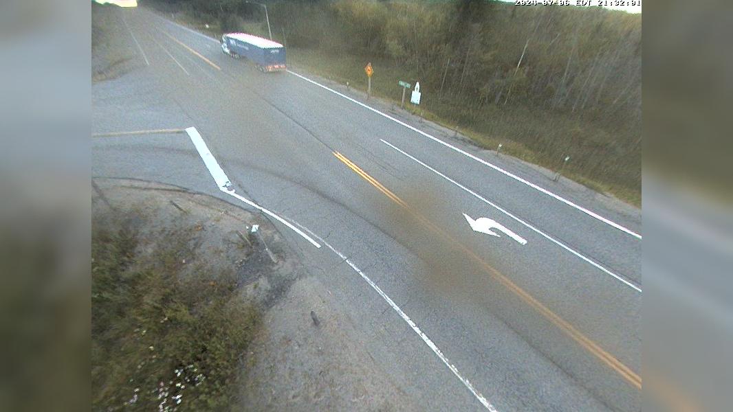 Traffic Cam Unorganized North Algoma: Highway 17 at Highway 563