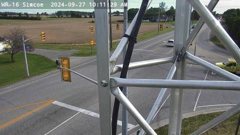 Traffic Cam Simcoe: Highway 3 at County Road