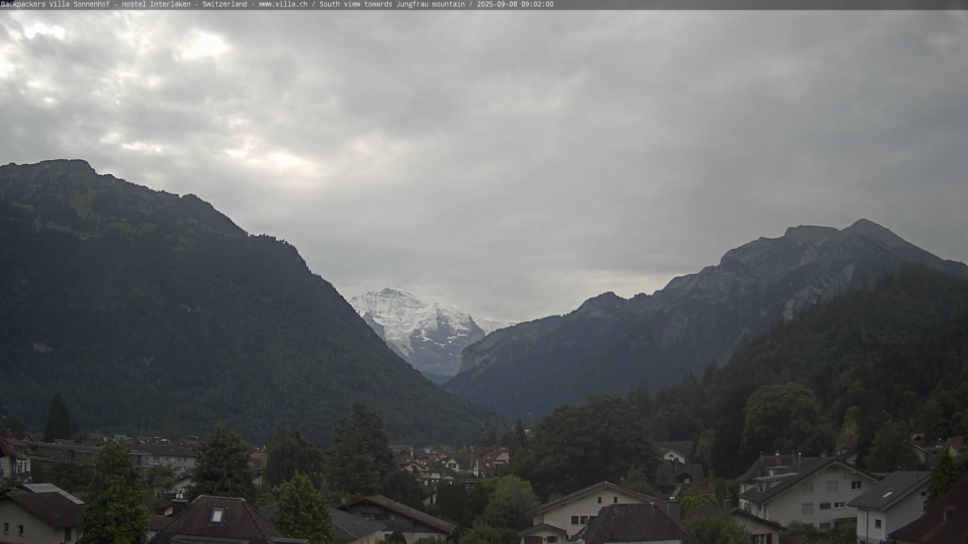 Vollbild: Interlaken: Schynige Platte - Jungfrau Wetter Swiss Webcams