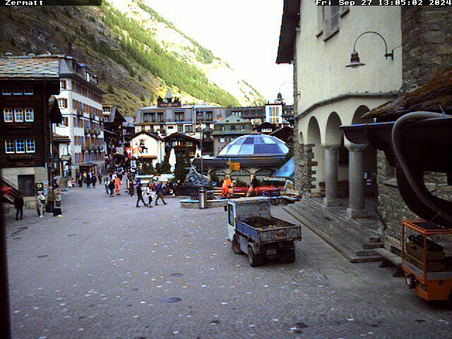 Zermatt: Kirchenplatz