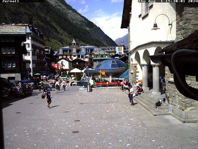 Zermatt: Kirchenplatz