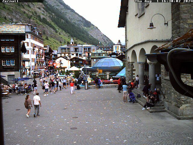 Zermatt: Kirchenplatz