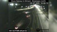 Caboolture: Bruce Highway - Burpengary - Uhlmann Road interchange (looking North)