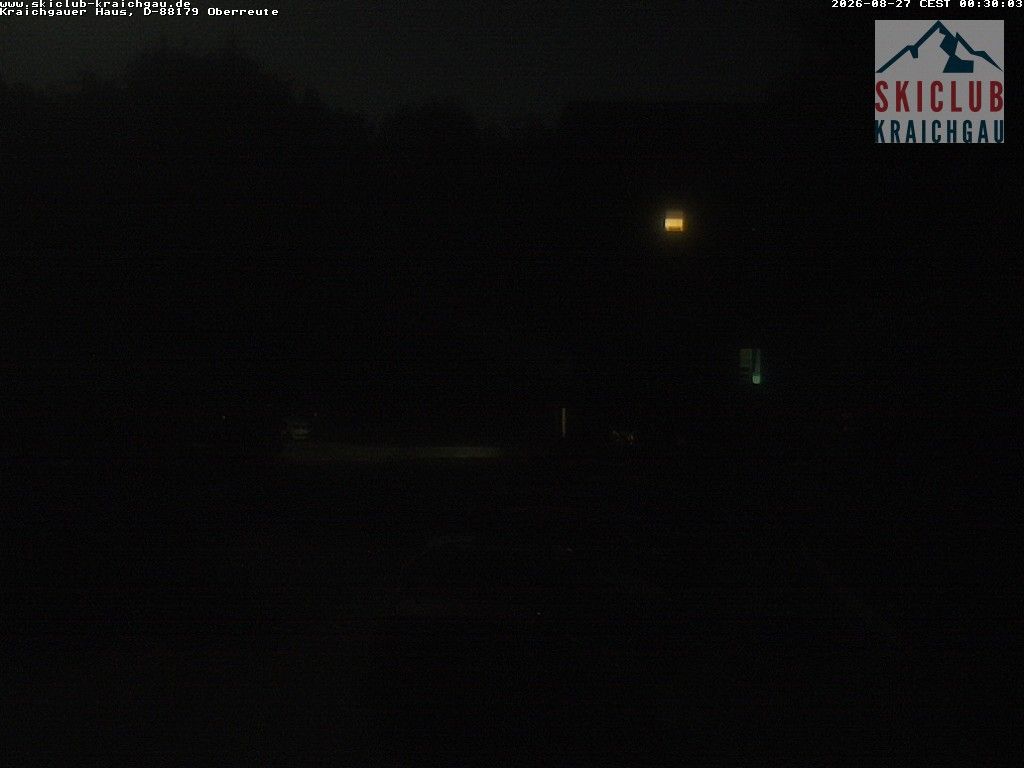 Traffic Cam Oberreute: Kraichgauer Hütte - Skiclub Kraichgau