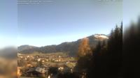 Gemeinde Oberndorf in Tirol: Blick aufs Kitzb�heler Horn vom Gartenhotel Rosenhof - Day time