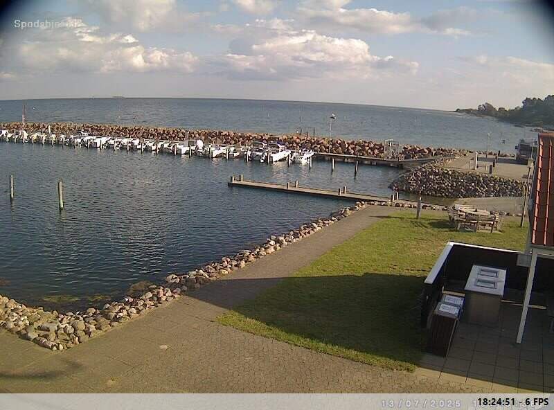 Traffic Cam Spodsbjerg: havn ost