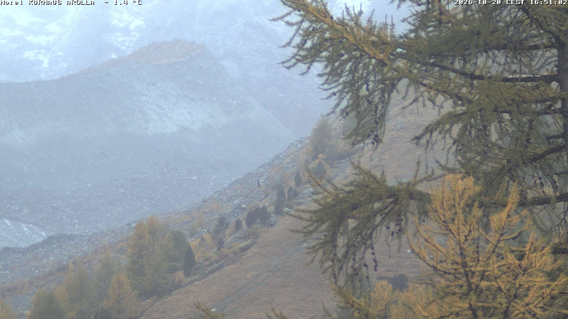 Evolène › Süden: Grand Hotel And Kurhaus - Valais, Suisse: Arolla, piste des Fontanesses