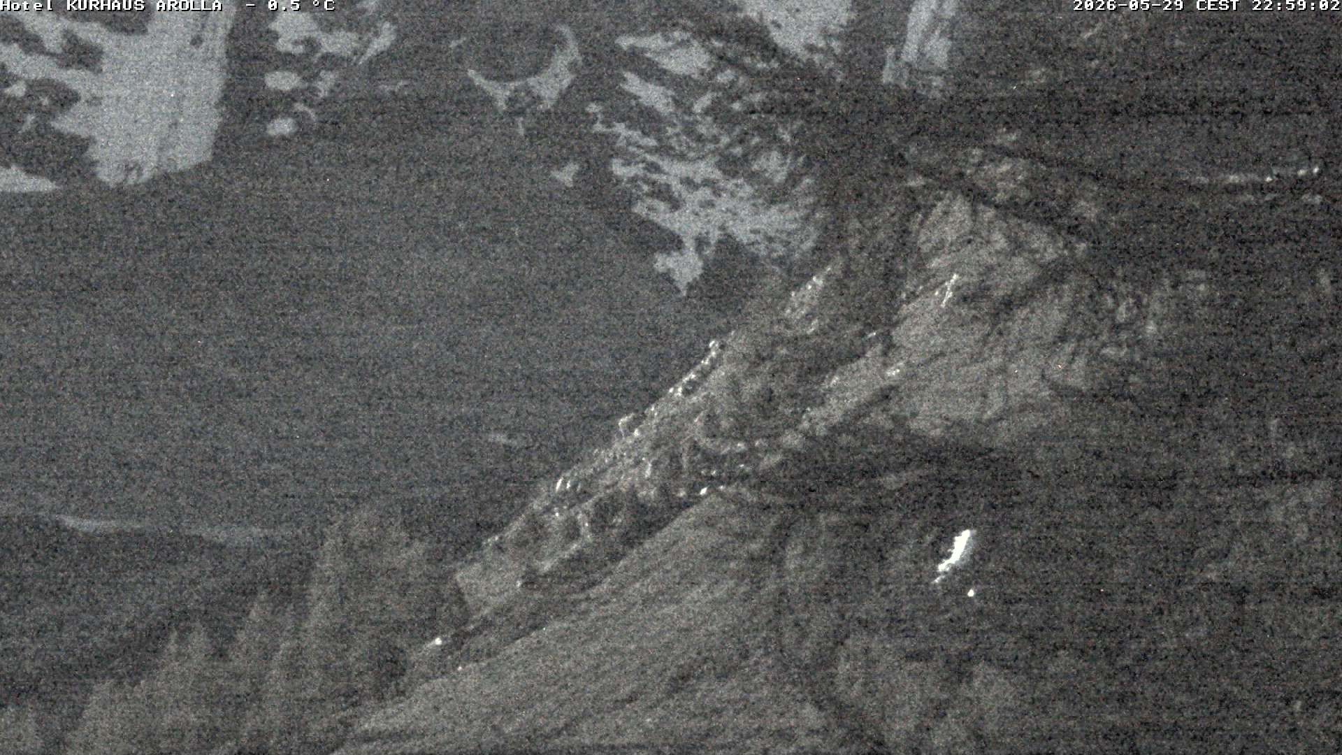 Evolène › Süden: Grand Hotel And Kurhaus - Valais, Suisse: Arolla, piste des Fontanesses