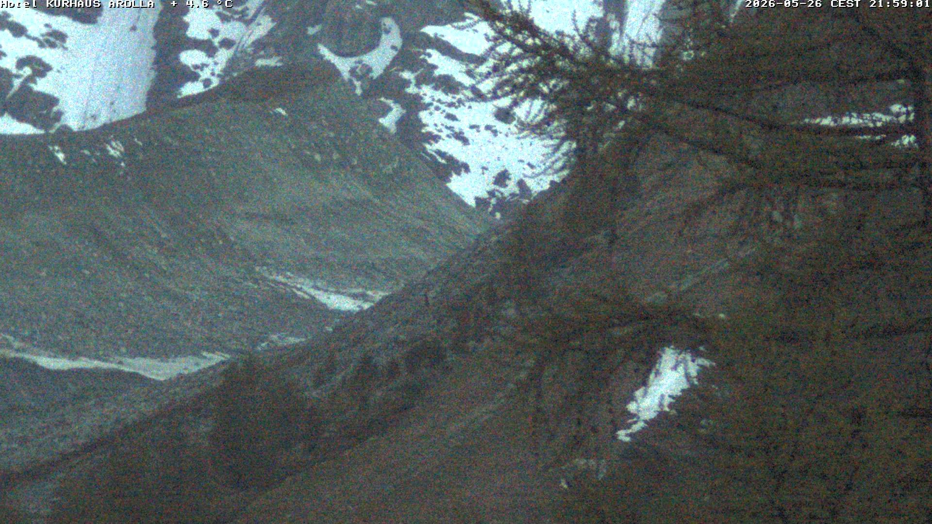 Evolène › Süden: Grand Hotel And Kurhaus - Valais, Suisse: Arolla, piste des Fontanesses