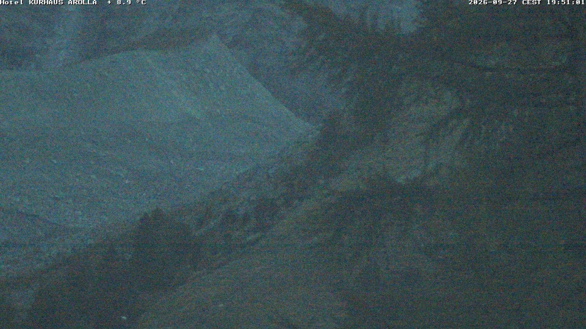Evolène › Süden: Grand Hotel And Kurhaus - Valais, Suisse: Arolla, piste des Fontanesses