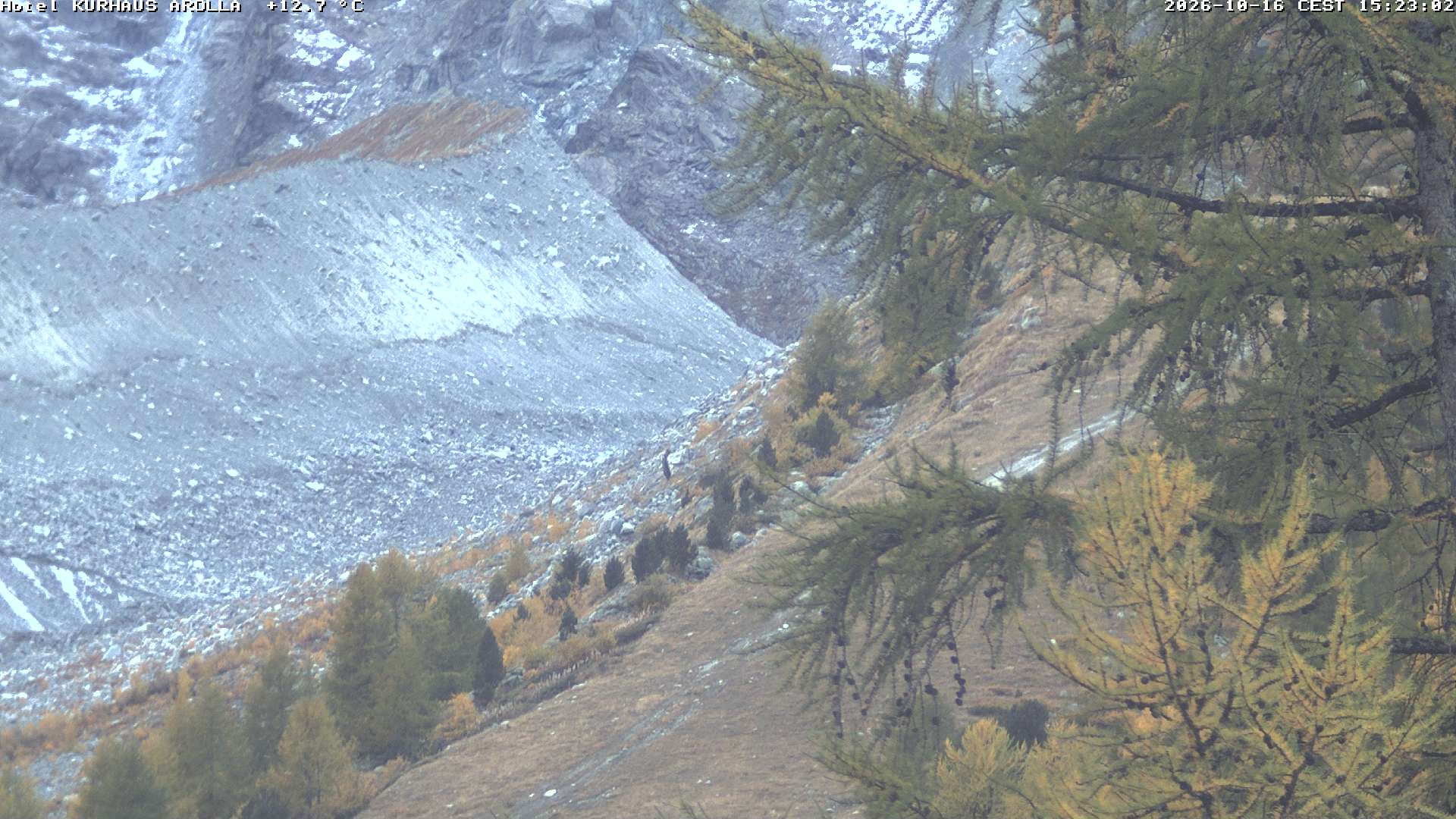 Evolène › Süden: Grand Hotel And Kurhaus - Valais, Suisse: Arolla, piste des Fontanesses