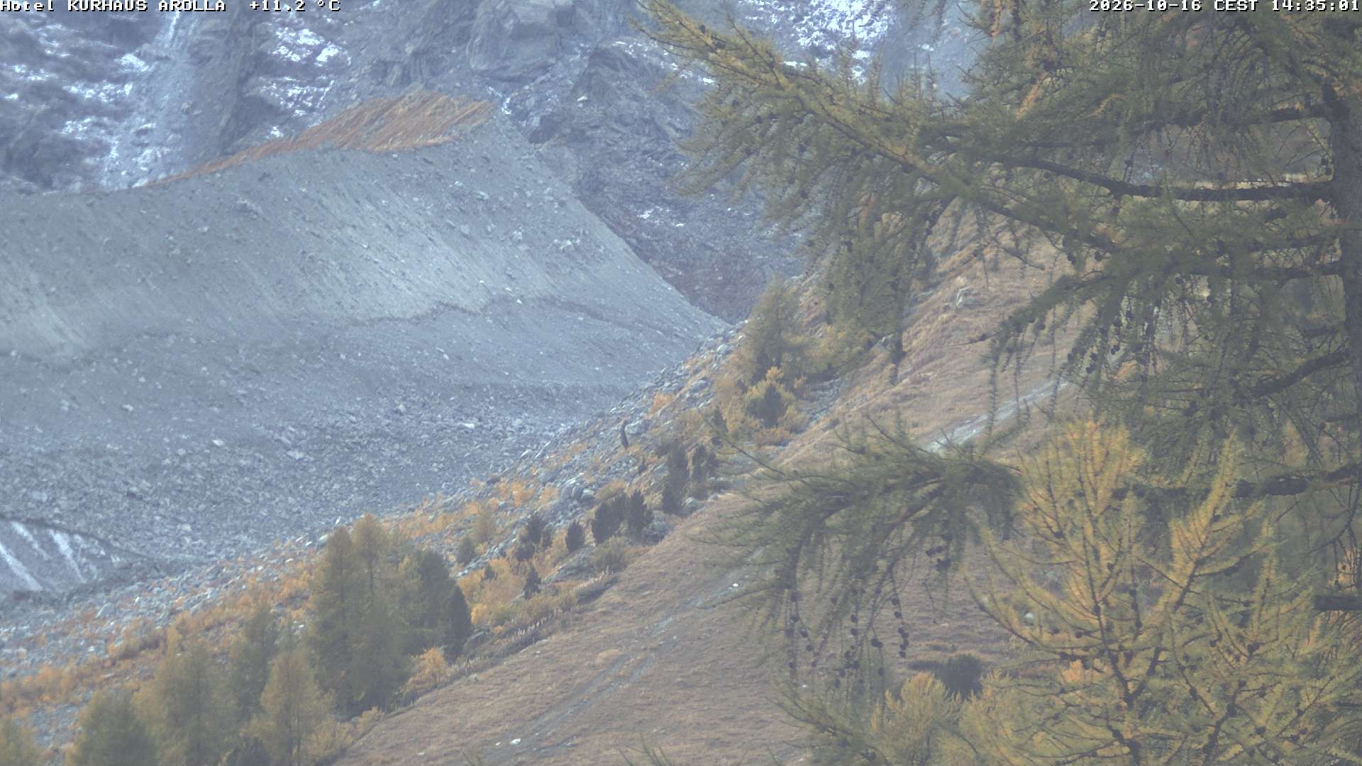 Evolène › Süden: Grand Hotel And Kurhaus - Valais, Suisse: Arolla, piste des Fontanesses