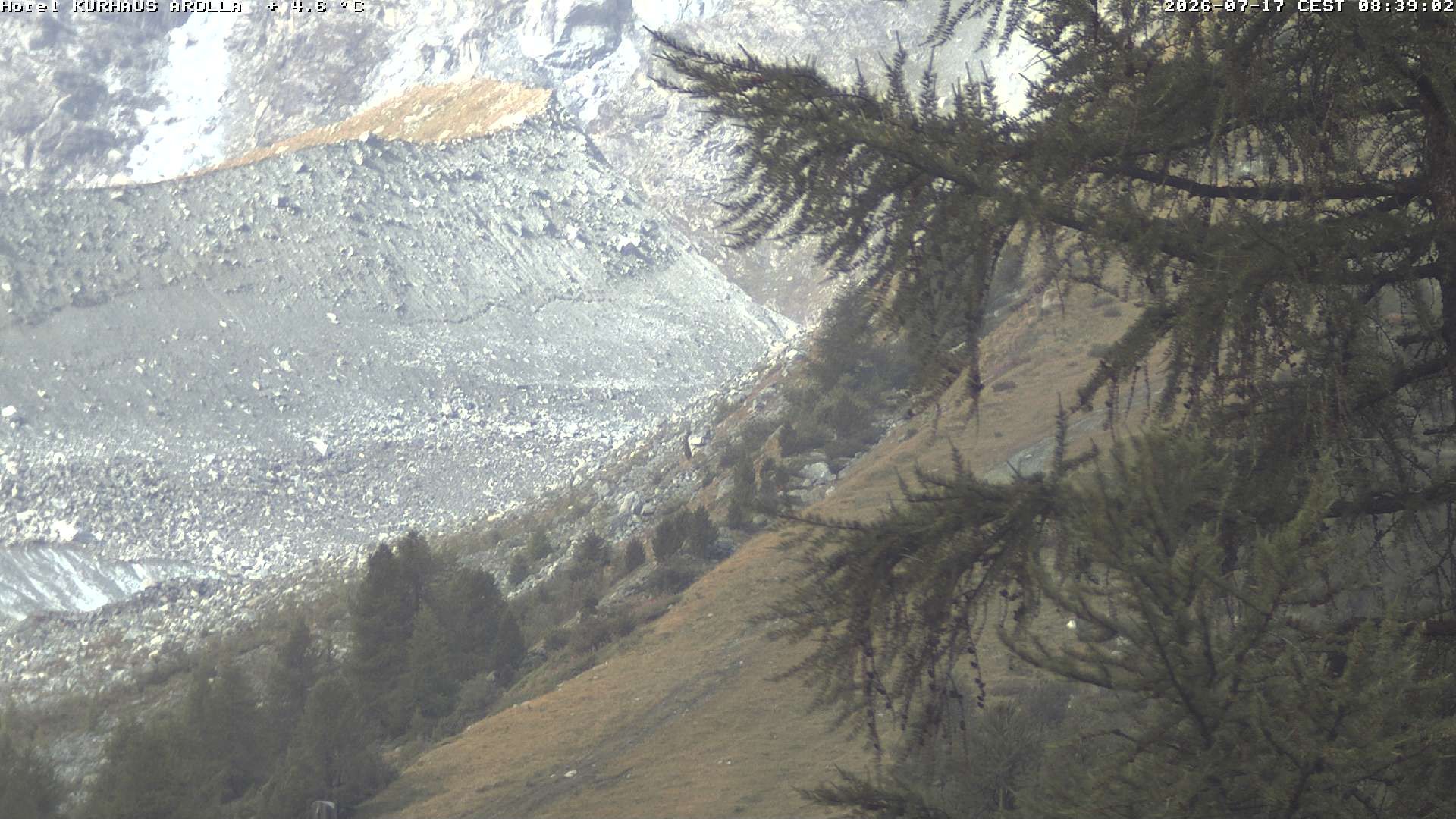 Evolène › Süden: Grand Hotel And Kurhaus - Valais, Suisse: Arolla, piste des Fontanesses